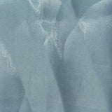 Blue Tone-on-Tone Floral Organza, Polyester