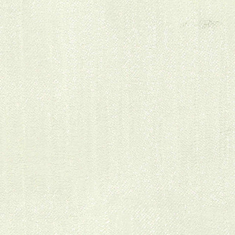100% Polyester Organza Fabric, 55 gsm, 150 cm — White, ref EF-252494