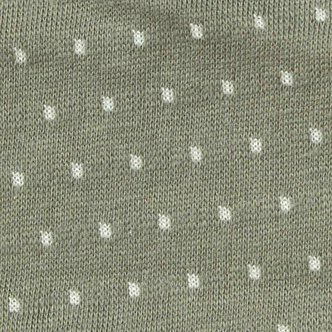 White Dots Jacquard, Cotton-Poly, 150 gsm