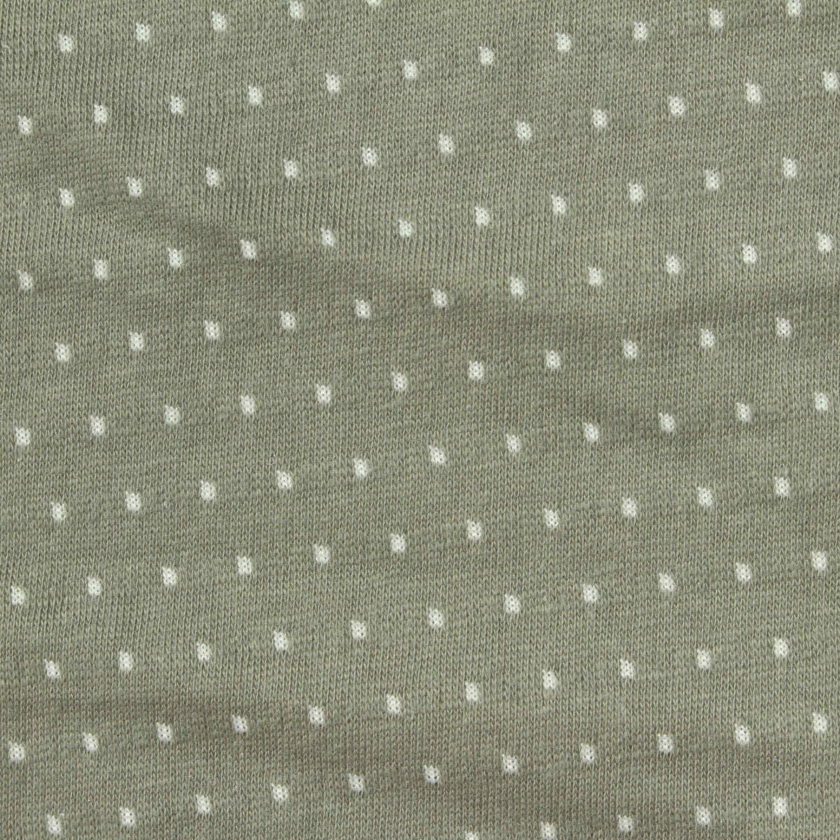 White Dots Jacquard, Cotton-Poly, 150 gsm