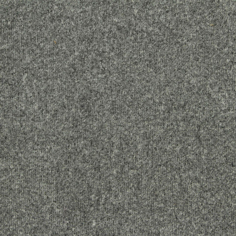 Grey Heathered-Marl Rib Knit, Polyester, 230 gsm