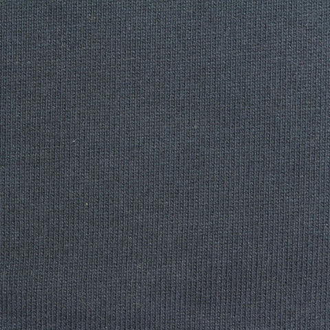 Brushed 100% Cotton Jersey Knit Fabric, 350 gsm, 165 cm — Navy