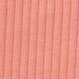 Polyester Viscose Stretch Rib Knit Fabric, 240 gsm, 135 cm — Pink — texture