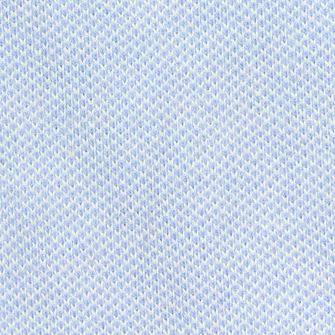 Yarn-Dyed Cotton Stretch Piqué Knit Fabric, 200 gsm, 165 cm — Blue