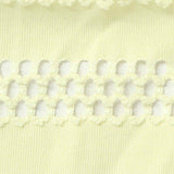 Pale Yellow Bands Jacquard, Polyester — texture