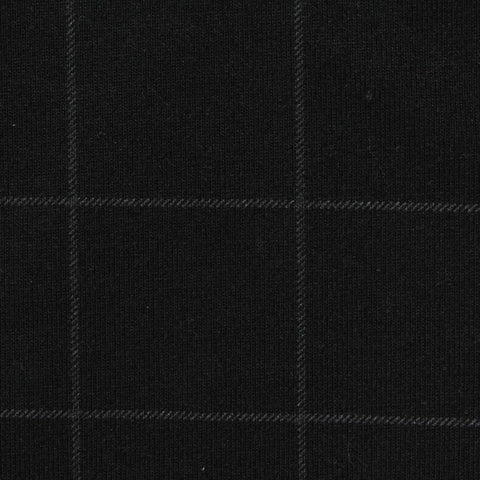 Grey Check French Terry, Poly-Viscose