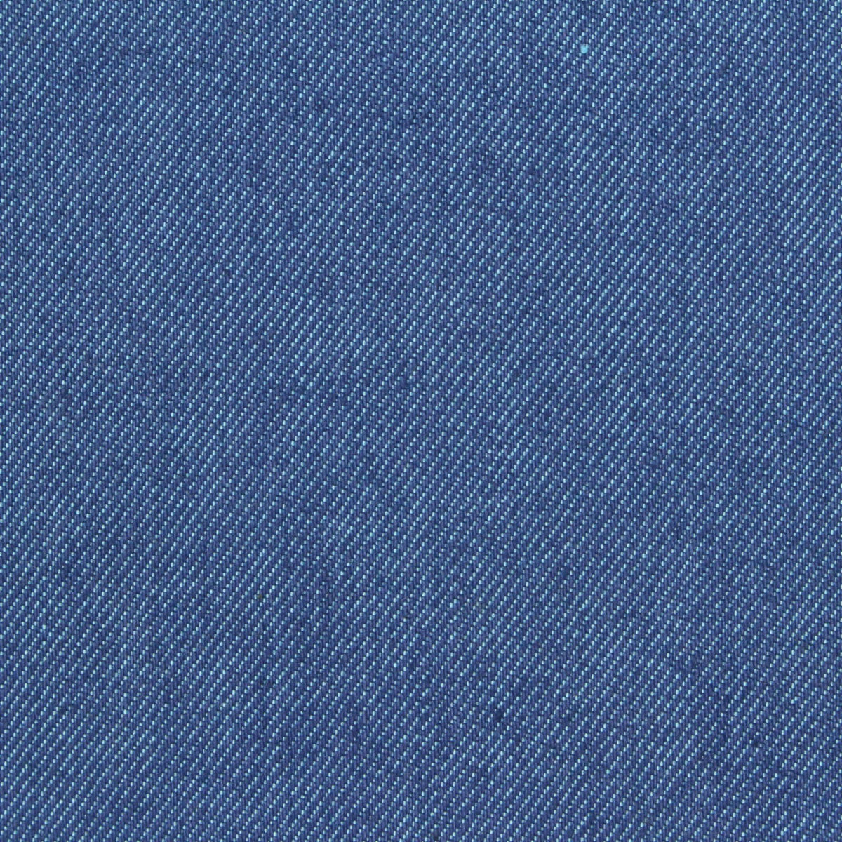 Cotton Polyester Stretch Twill Fabric, 325 gsm, 125 cm — Blue