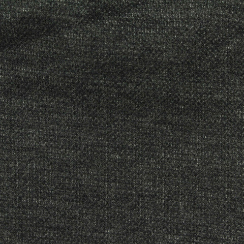 Dark Grey Marl Piqué Knit, Poly-Cotton, 300 gsm, 175 cm
