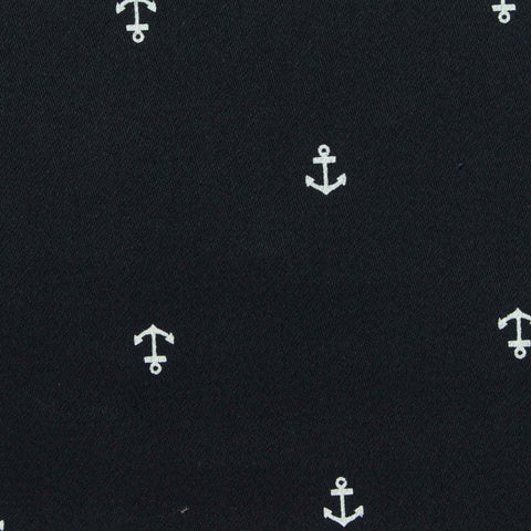 White Anchors Sateen, Cotton