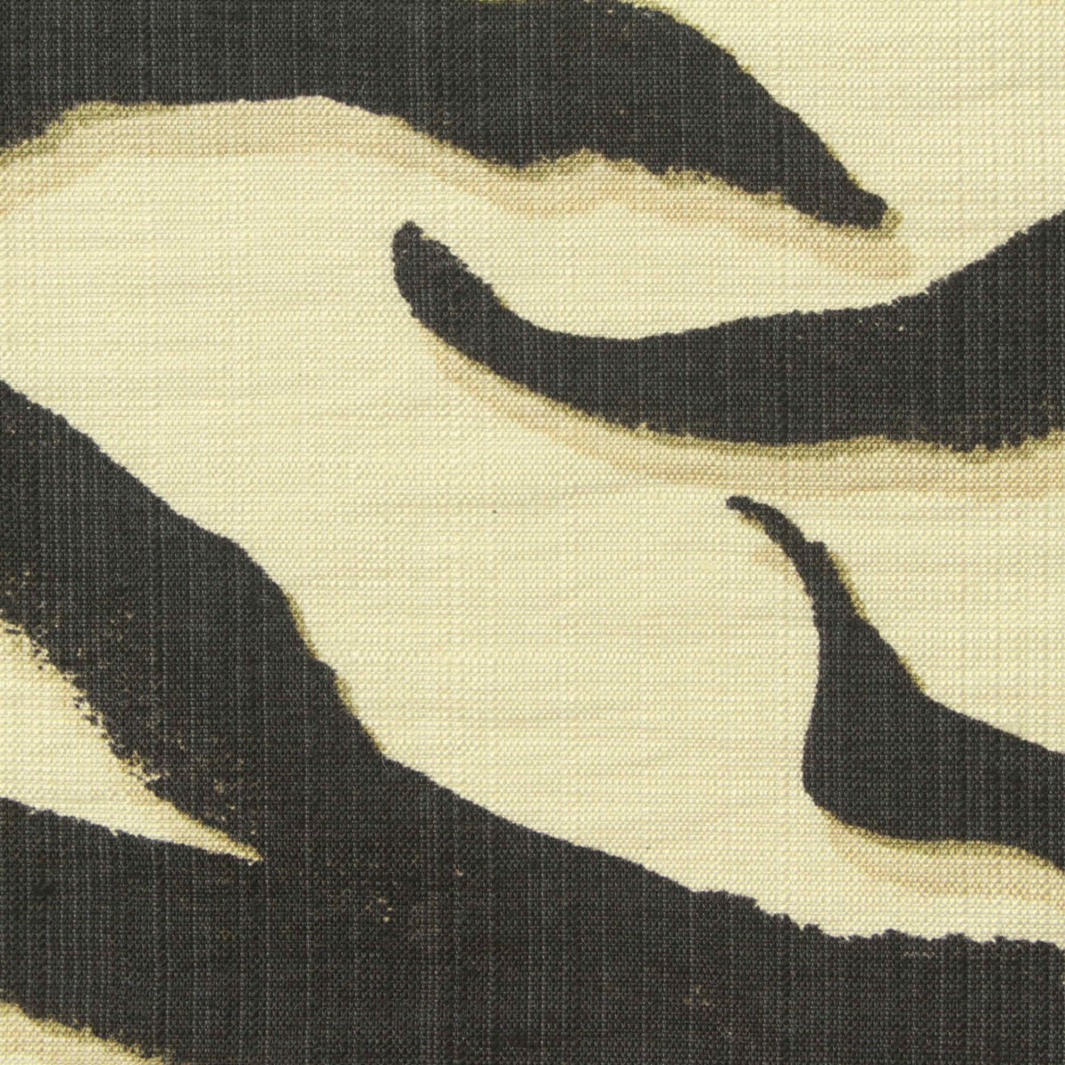Black Animal Print Woven, Viscose, 130 gsm