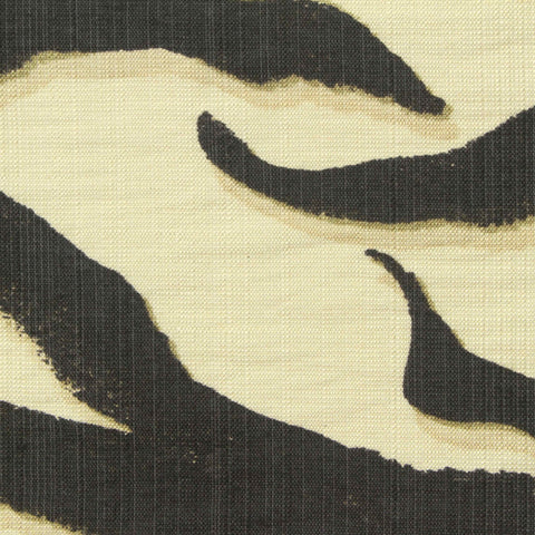 Black Animal Print Woven, Viscose, 130 gsm