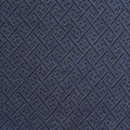 Dark Blue Geometric Jacquard, Polyester, 320 gsm
