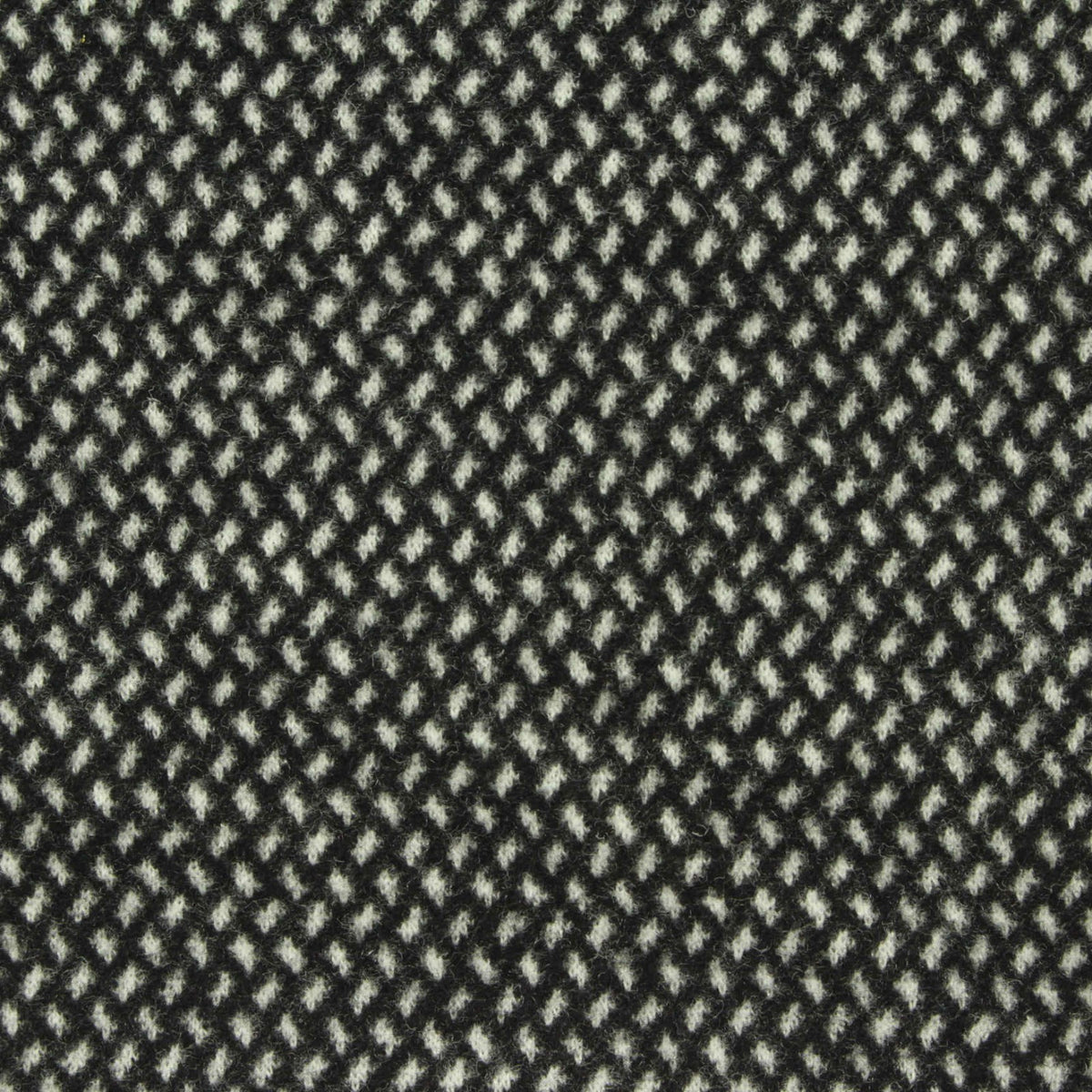 Black Geometric Jacquard, Poly-Viscose, 390 gsm