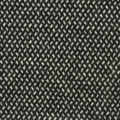Black Geometric Jacquard, Poly-Viscose, 390 gsm