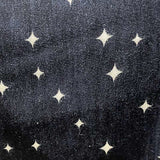 White Stars Jersey Knit, Viscose — texture