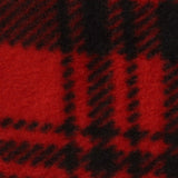 Red Plaid Fleece, Polyester