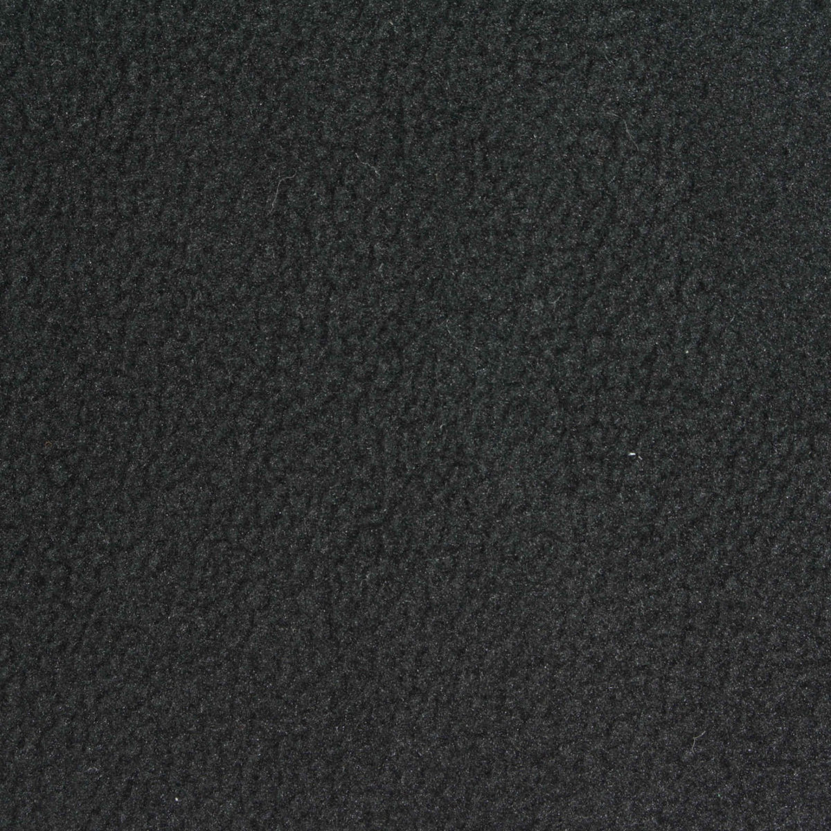 100% Polyester Fleece Fabric, 170 gsm, 155 cm — Black