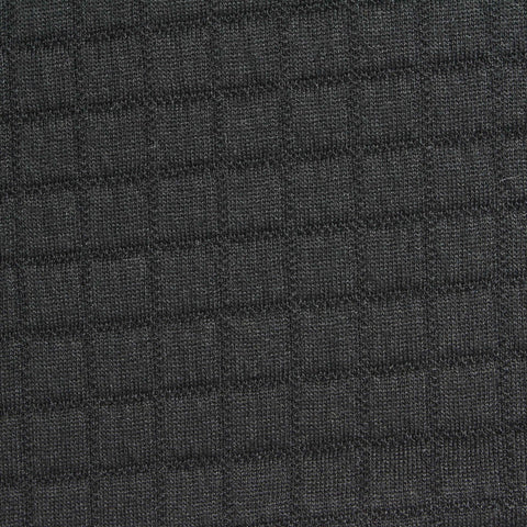 Dark Grey Square Jacquard, Polyester, 330 gsm