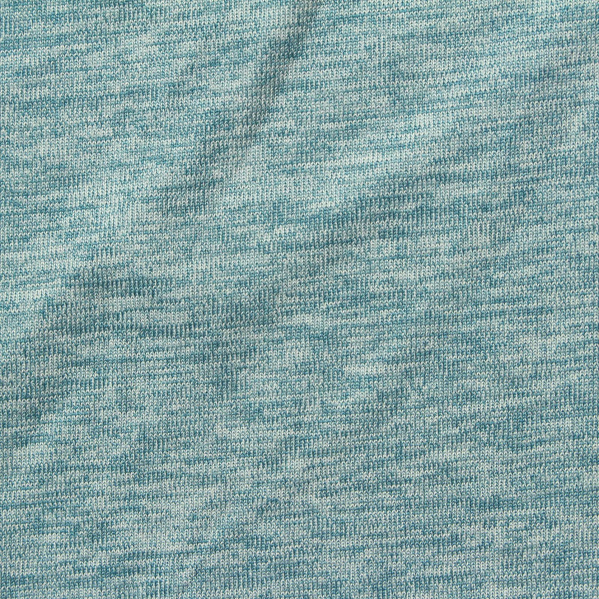 Light Blue Marl Jersey Knit, Polyester, 150 gsm
