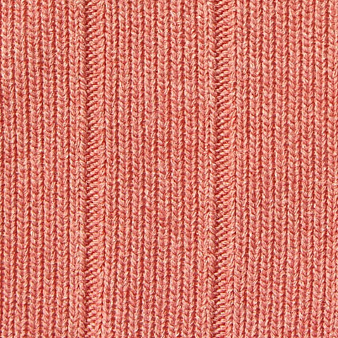 Polyester Viscose Stretch Rib Knit Fabric, 215 gsm, 145 cm — Pink