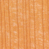 Orange Marl Rib Knit, Polyester — texture