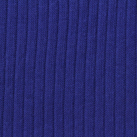 Cotton Stretch Rib Knit Fabric, 220 gsm, 152 cm — Blue, ref EF-252804