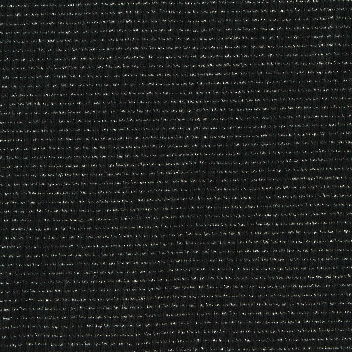 Black Marl Rib Knit, Cotton