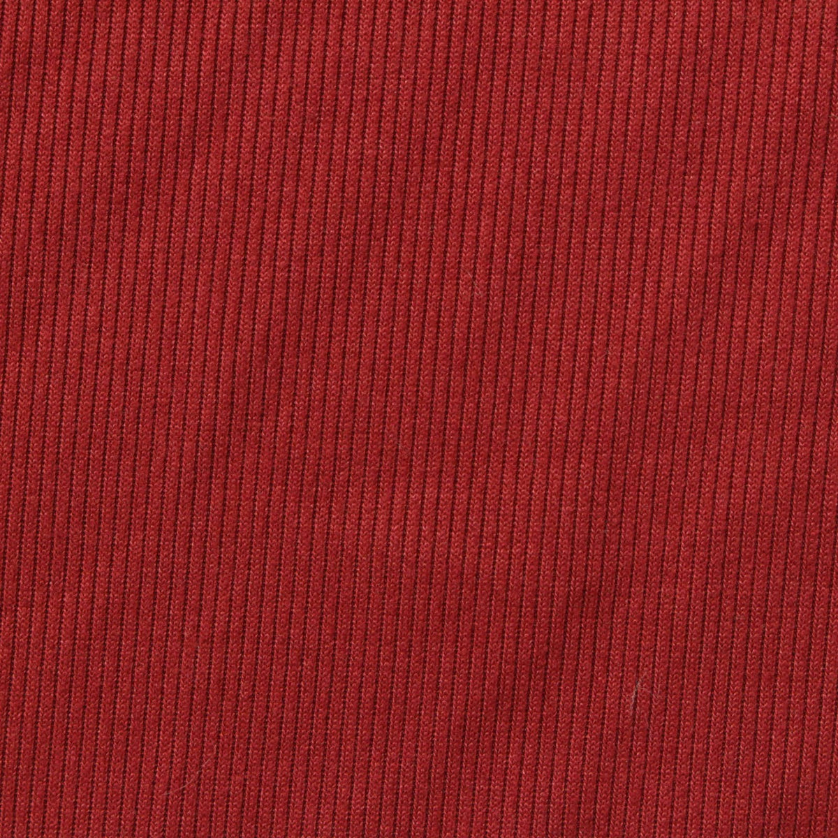 Polyester Stretch Rib Knit Fabric, 180 gsm, 158 cm — Red