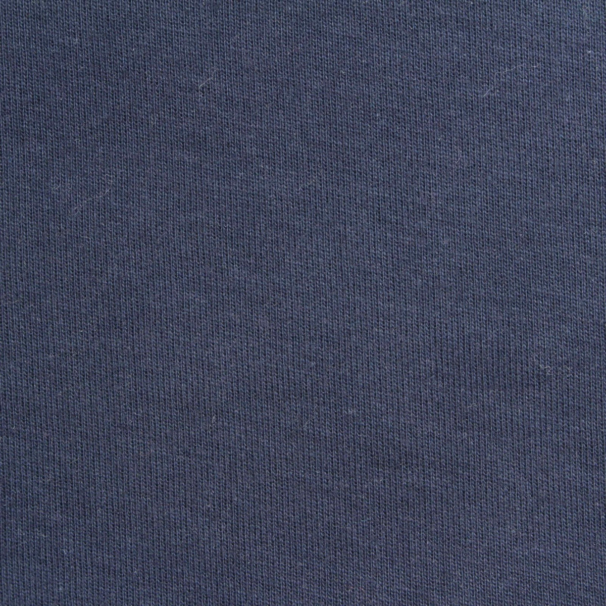 100% Cotton Interlock Knit Fabric, 310 gsm, 163 cm — Navy