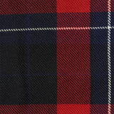 Red Plaid Woven, Poly-Viscose