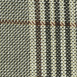 Beige Plaid Woven, Poly-Viscose — texture