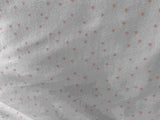 Pink Dots Jersey Knit, Cotton-Poly