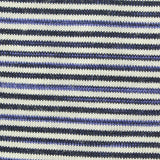 Cream Horizontal-Stripe Jersey Knit, Viscose-Poly — texture