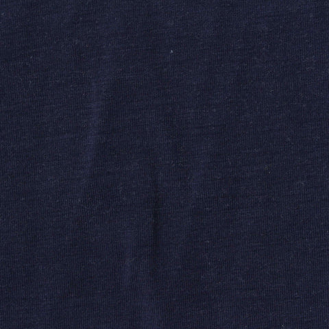 Polyester Tencel Lyocell Stretch Jersey Knit Fabric, 190 gsm, 170 cm — Navy
