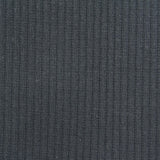 Cotton Stretch Rib Knit Fabric, 220 gsm, 135 cm — Navy