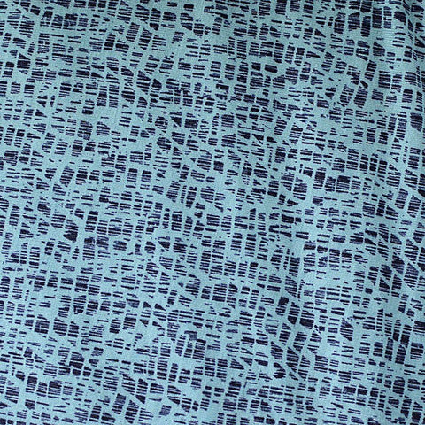 Light Blue Abstract Jersey Knit, Viscose, 172 gsm