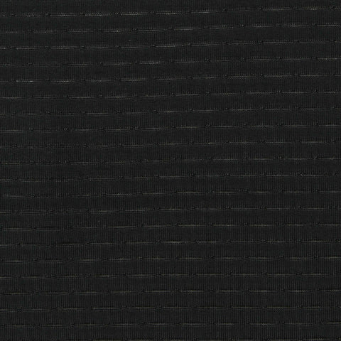 Jacquard Nylon Stretch Knit Fabric, 160 gsm, 170 cm — Black