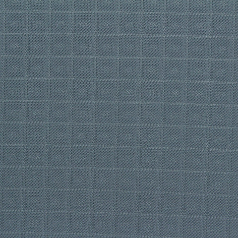 Jacquard Nylon Stretch Piqué Knit Fabric, 180 gsm, 185 cm — Blue