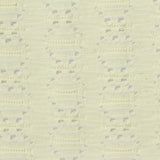Light Yellow Small-Diamond Jacquard, Cotton-Poly