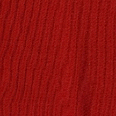 Cotton Metallic Jersey Knit Fabric, 185 gsm, 175 cm — Red