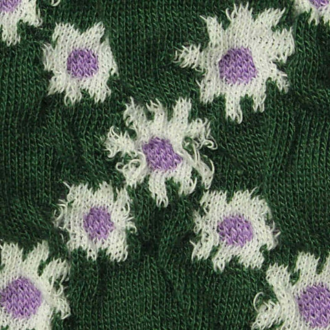 White Flowers Jacquard, Polyester