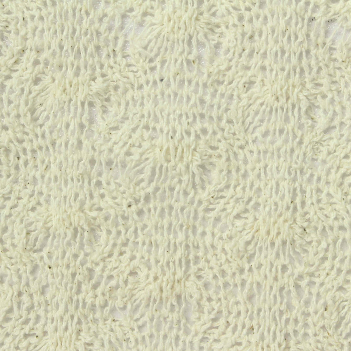 Off-White Openwork Jacquard, Poly-Cotton, 210 gsm