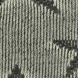 Dark Grey Star Jacquard, Poly-Viscose — texture