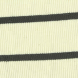 Dark Grey Horizontal-Stripe Rib Knit, Spandex