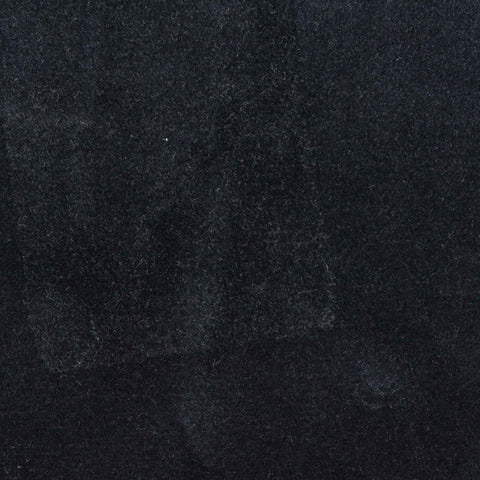 Polyester Cotton Rib Knit Fabric, 620 gsm, 150 cm — Black