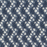 Blue-Grey Openwork Lace, Polyester