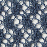 Blue-Grey Openwork Lace, Polyester — texture