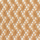Tan Openwork Lace, Polyester