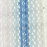 White Vertical-Stripe Knit, Polyester