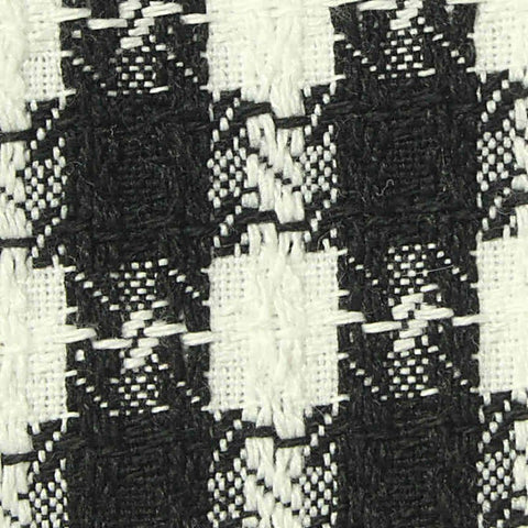 Black Houndstooth Bouclé, Polyester, 390 gsm